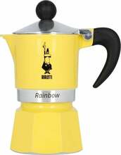 Moka kohvikann Bialetti Rainbow 1TZ, kollane, 0.06 L