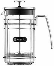 Presskann Ambition Aroma, 0.6 L, läbipaistev/hõbedane