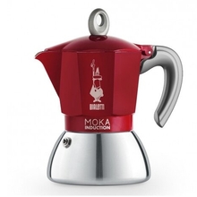 Mokakann Bialetti Moka Induction, punane, 6 tassi