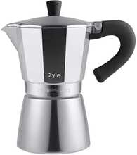 Espressokann Zyle Maestro ZY617MP, 6 tassi, 240 ml, hõbe