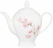 Teekann Ambition Magnolia, 1.1 L, valge/roosa