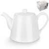Teekann Orion, portselan, valge, 2 L