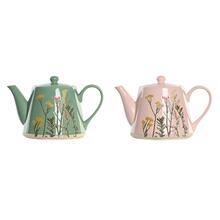Teekann Home Decor, roosa/roheline, 2 tk
