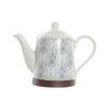 Teekann DKD Home Decor, 1 L, sinine/valge/pruun