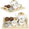 Puidust teekomplekt Ecotoys W10B318B, 17 osa