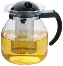 Teekann Asi Collection Ferro, 1.5 L, läbipaistev/must