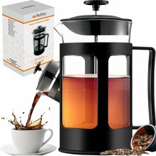 Kohvikann Ruhhy 24565, 1 L, läbipaistev/must