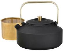 Teekann King Hoff KH 1935, 1 L, kuldne/must