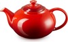 Teekann Le Creuset, keraamika, 1.3 L, punane