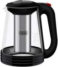 Teekann Bollire BR3406, 1.5 L, läbipaistev/must