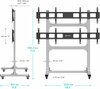 Mobiilne TV/monitori alus Onkron FSPRO2L22-S