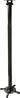 Seinale kinnitatav projektorihoidik ART P-104B, must, 110-197 cm, 15 kg