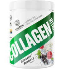 Swedish Supplements Collagen Vital Elderberry-Raspberry pulber, 400 g