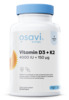 Osavi Vitamin D3 + K2, 4000 IU + 150 mcg, 120 kapslit