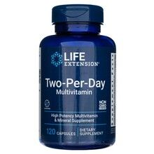 Life Extension Two-Per-Day multivitamiinid, 120 kapslit