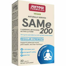 Jarrow Formulas SAMe 200 mg, 20 tabletti