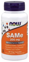 Now Foods SAMe 200 mg, 60 kapslit