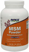 Now Foods väävli MSM - metüülsulfonüülmetaan, 454 g
