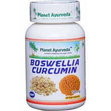 Planet Ayurveda Boswellia Curcumin, ökoloogiline, 60 kapslit