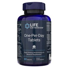 Life Extension One-Per-Day multivitamiinid, 60 tabletti
