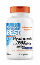 Doctor's Best hüaluroonhape + kondroitiinsulfaat koos BioCell kollageeniga, 60 kapslit