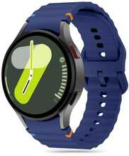 Tech-Protect silikoonist spordirihm Samsung Galaxy Watch 4/5/5 Pro/6/7/FE, tumesinine