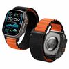 Spigen WBF1 rihm Apple Watch 44/45/46/49 mm, must ja oranž