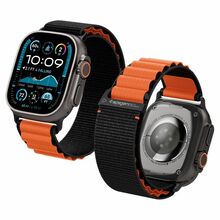 Spigen WBF1 rihm Apple Watch 44/45/46/49 mm, must ja oranž