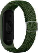 Beline Mi Band 7/6/5 tekstiilrihm, roheline