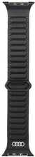 Kellarihm Audi Genuine Leather Magnetic Ring Strap Apple Watch 44/45/46/49mm, must