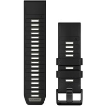 Garmin QuickFit 26, 010-13393-00, must/hall silikoonrihm
