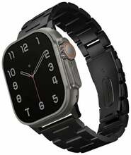Uniq Osta roostevabast terasest rihm Apple Watch 42/44/45/49mm, must