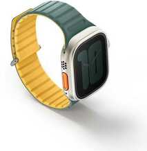 Uniq Revix Evo magnetiline rihm Apple Watch 42/44/45/49 mm, roheline-kollane