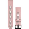 Garmin QuickFit 20, silikoonist rihm, Dust Rose/Fog Gray