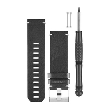 Garmin quatix 3, must nahkrihm