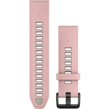 Garmin QuickFit 20, silikoonist rihm, Dust Rose/Fog Gray