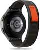 Kellarihm Tech-Protect Nylon Strap, Galaxy Watch 4/5/5 Pro/6/7/FE, must ja oranž