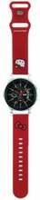 Hello Kitty HKUWLSCHBLR silikoonrihm, punane, universaalne 22mm