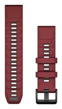Garmin QuickFit 22 kellarihm, Marsala/Graphite silikoon