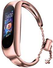 Hurtel metallist rihm Xiaomi Mi Band 3/4/5/6, roosa