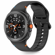 Tech-Protect silikoonist rihm Samsung Galaxy Watch 8 / Classic (40 / 44 / 46 mm), must