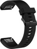 Fixed silikoonrihm Garmin QuickFit 20mm, must