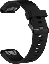 Fixed silikoonrihm Garmin QuickFit 20mm, must