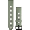 Garmin QuickFit 20mm silikoonrihm, Willow/Fog Gray