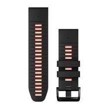 Garmin QuickFit 26 silikoonist kellarihm, must/leegipunane