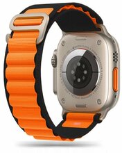 Kellarihm Tech Protect Nylon Pro Apple Watch 4/5/6/7/8/SE/ULTRA (42/44/45/49 mm), must/oranž