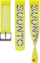Suunto Athletic 5 silikoonrihm 22 mm, Lemon Yellow