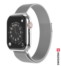 Swissten metallrihm Apple Watch 1/2/3/4/5/6/SE, hõbedane
