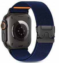 Tech-Protect Nylon rihm Apple Watch 44/45/46/49 mm, tumesinine