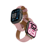 AmazingThing Class Band Leather rihm Apple Watch 45/46/49 mm, roosa